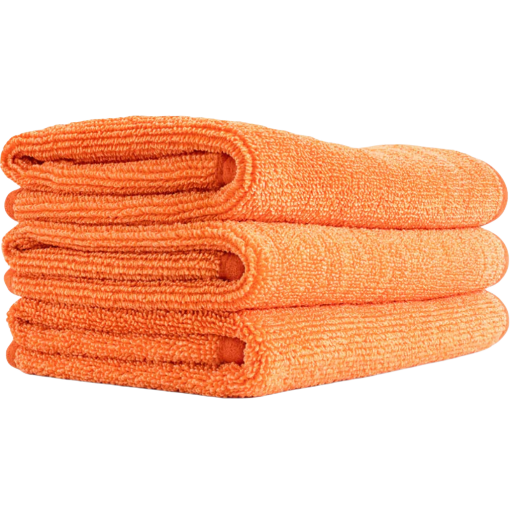 Bead Maker - Premium MF Towel - 16"x16" - Orange 3 Pack (550 GSM)