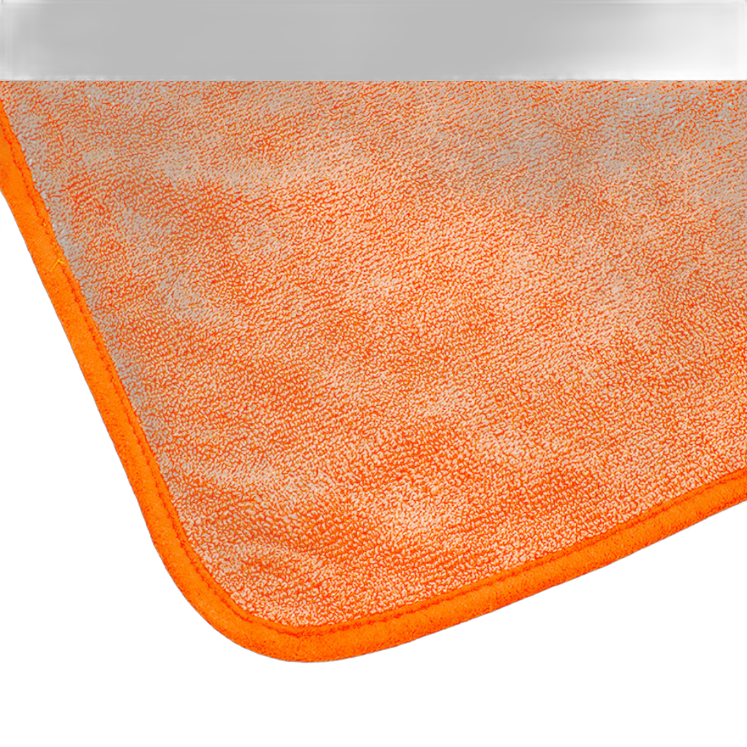 Bead Maker - Premium MF Towel - 16"x16" - Orange 3 Pack (550 GSM) image 2