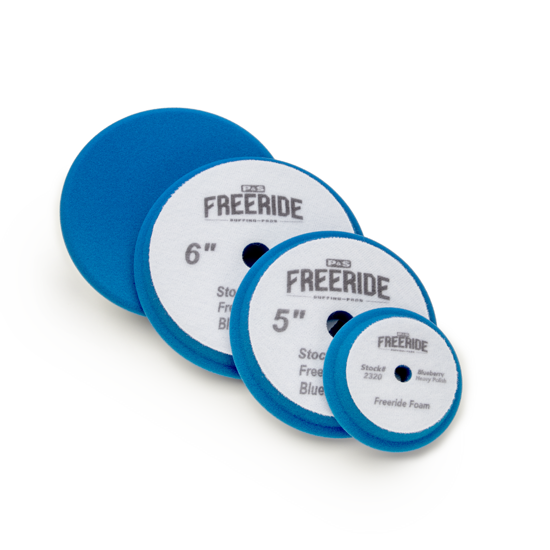 DB Freeride Foam Blue Heavy Polishing Pad
