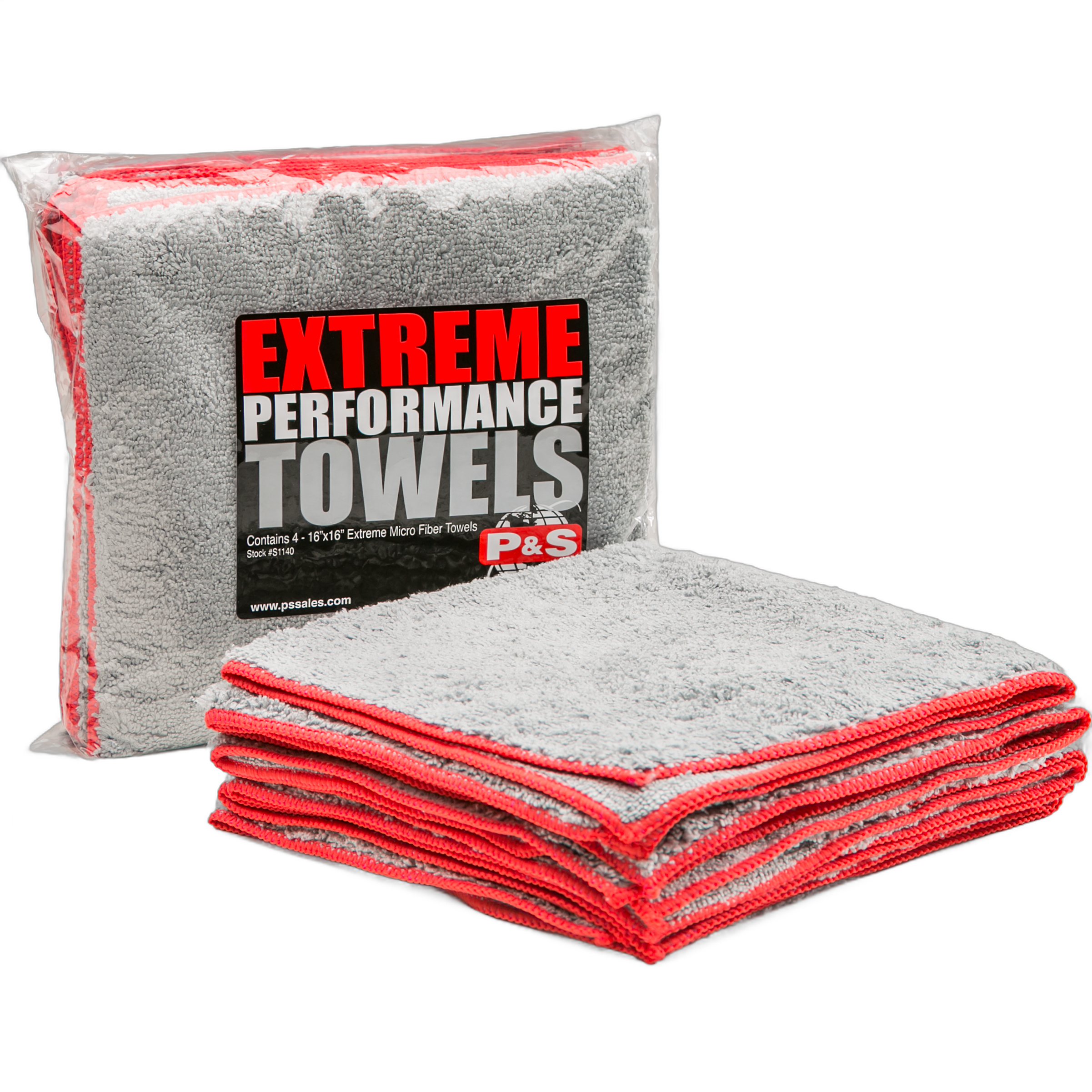 Extreme Perf. Towels - Grey (16"x16")