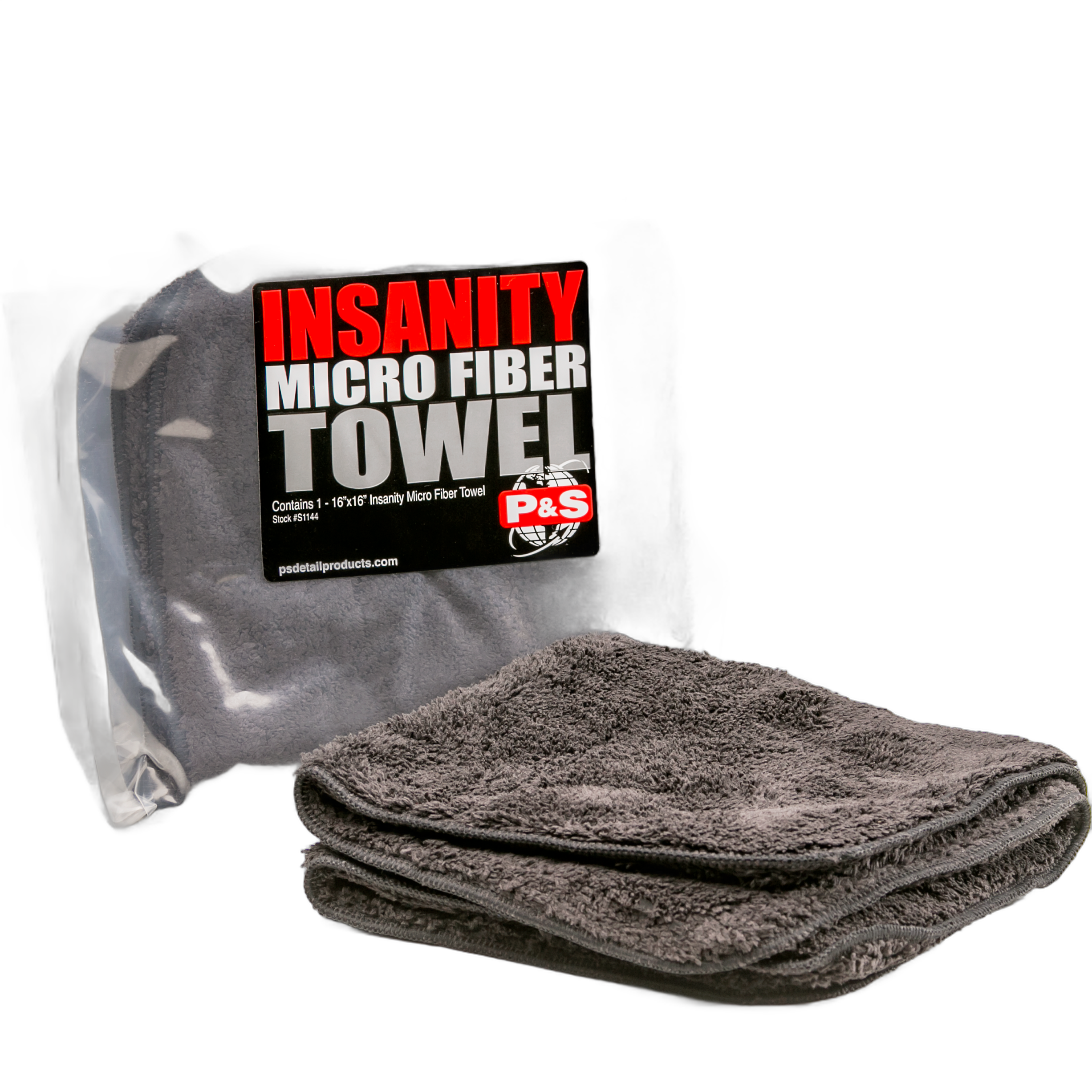 Insanity Micro Fiber Towel - Black