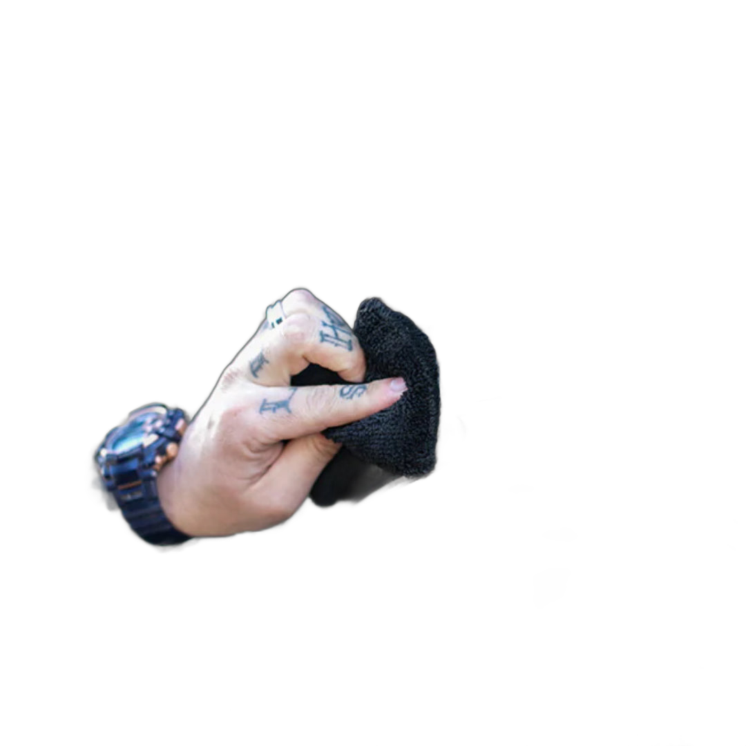 Terry Detailing Sponge - BLACK (6-PACK) - 3" x 5" image 2