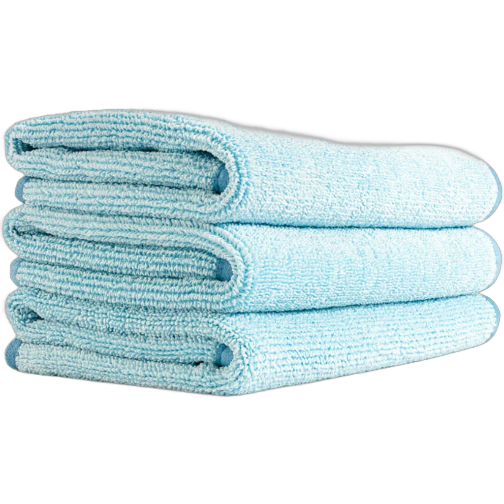 Window Extreme - Premium MF Towel - 16"x16" - Blue 3 Pack (550 GSM)