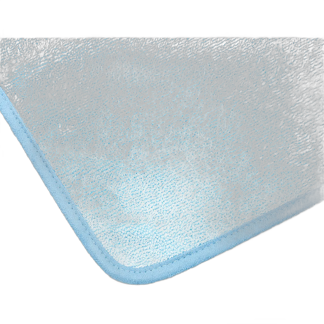 Window Extreme - Premium MF Towel - 16"x16" - Blue 3 Pack (550 GSM) image 2